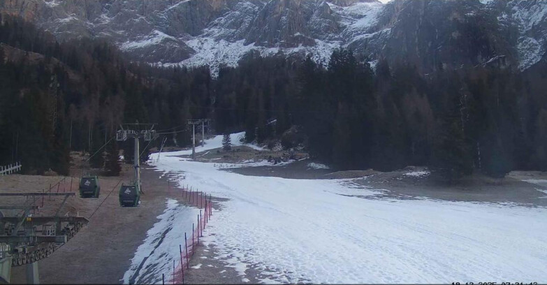 Webcam San Martino di Castrozza - Passo Rolle - Pista Col Verde