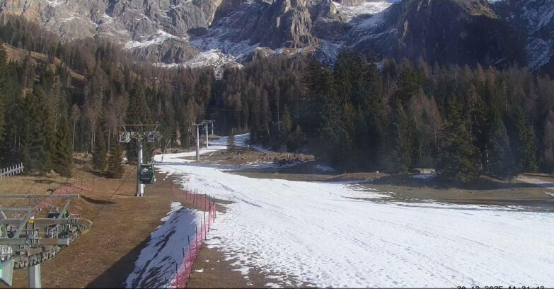 Webcam San Martino di Castrozza - Passo Rolle  - Pista Col Verde