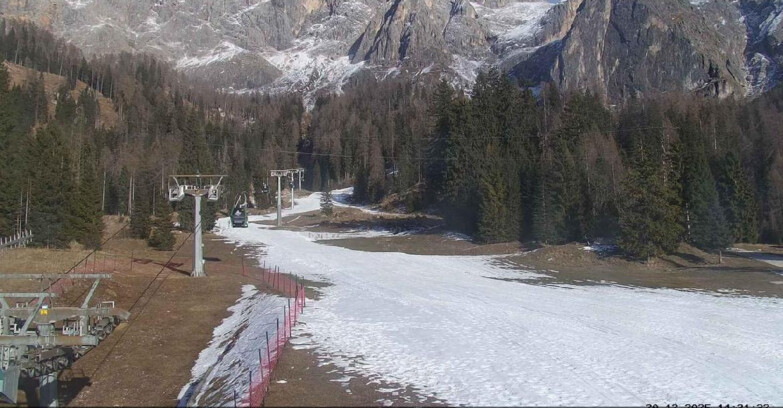 Webcam San Martino di Castrozza - Passo Rolle  - Pista Col Verde