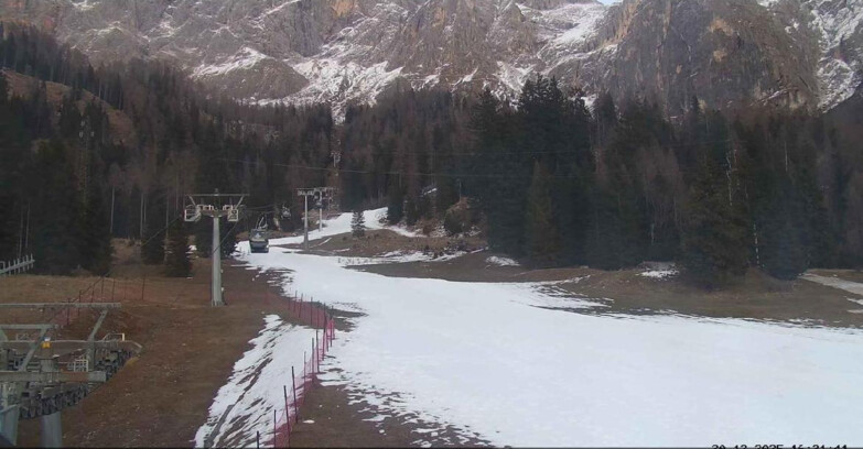 Webcam San Martino di Castrozza - Passo Rolle  - Pista Col Verde