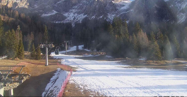 Webcam San Martino di Castrozza - Passo Rolle - Pista Col Verde