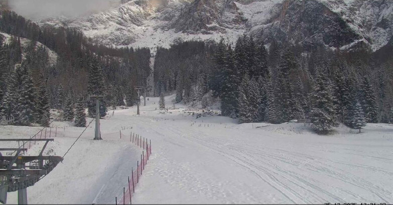 Webcam San Martino di Castrozza - Passo Rolle - Pista Col Verde