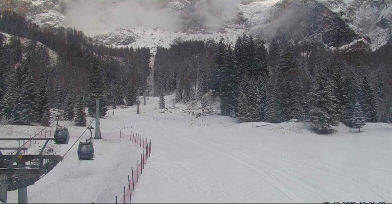 Webcam San Martino di Castrozza - Passo Rolle - Pista Col Verde