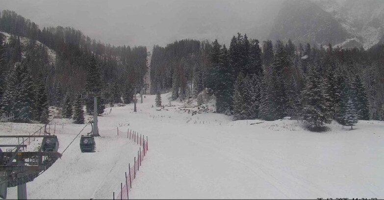 Webcam San Martino di Castrozza - Passo Rolle - Pista Col Verde