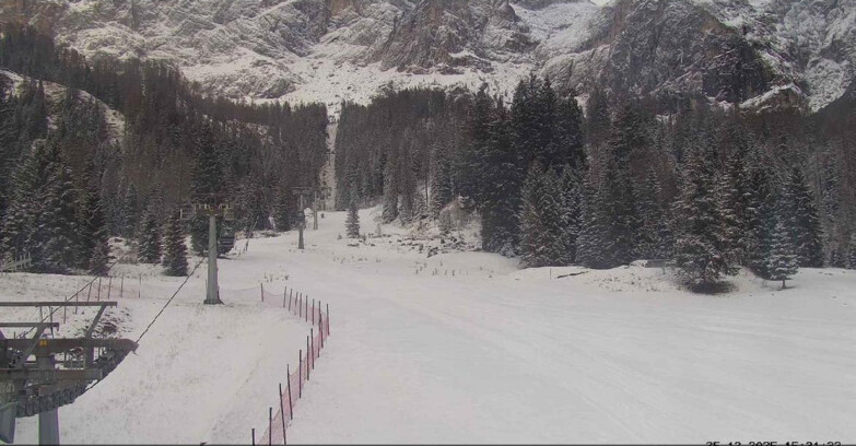 Webcam San Martino di Castrozza - Passo Rolle - Pista Col Verde