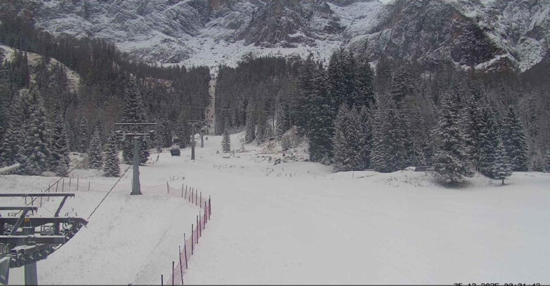 Webcam Сан-Мартино-ди-Кастроцца - Пассо-Ролле - Pista Col Verde