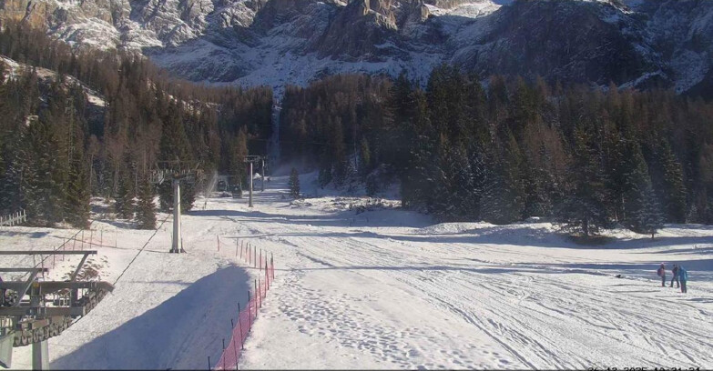 Webcam San Martino di Castrozza - Passo Rolle - Pista Col Verde