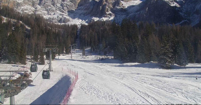 Webcam San Martino di Castrozza - Passo Rolle - Pista Col Verde