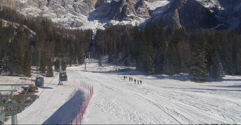 Webcam San Martino di Castrozza - Passo Rolle - Pista Col Verde