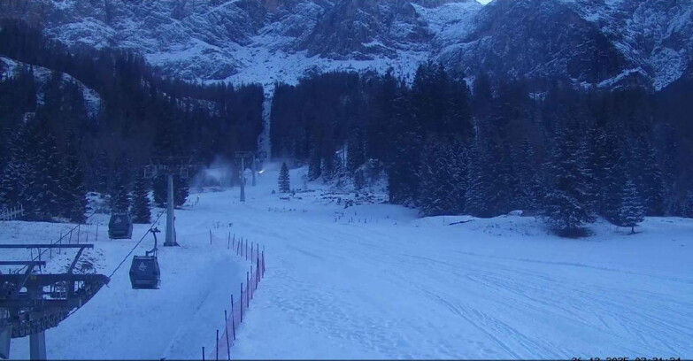 Webcam San Martino di Castrozza - Passo Rolle - Pista Col Verde