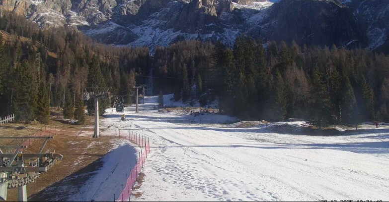 Webcam San Martino di Castrozza - Passo Rolle - Pista Col Verde
