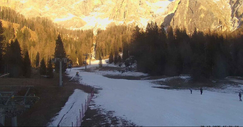 Webcam San Martino di Castrozza - Passo Rolle - Pista Col Verde