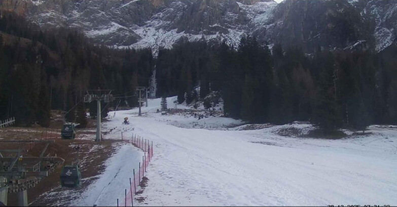 Webcam San Martino di Castrozza - Passo Rolle - Pista Col Verde