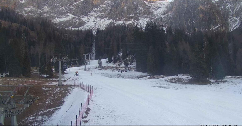 Webcam San Martino di Castrozza - Passo Rolle - Pista Col Verde