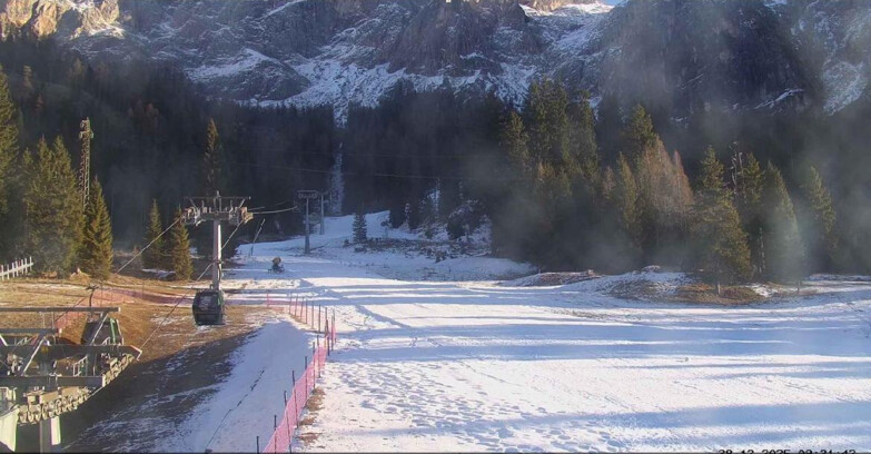 Webcam San Martino di Castrozza - Passo Rolle - Pista Col Verde