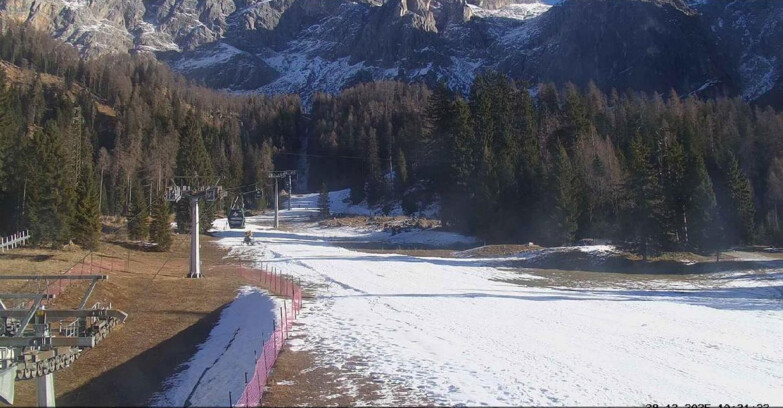Webcam San Martino di Castrozza - Passo Rolle - Pista Col Verde