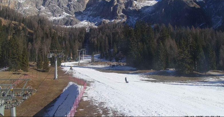 Webcam San Martino di Castrozza - Passo Rolle - Pista Col Verde