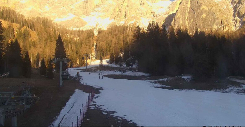 Webcam San Martino di Castrozza - Passo Rolle - Pista Col Verde