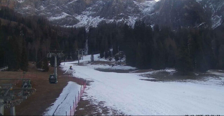 Webcam San Martino di Castrozza - Passo Rolle - Pista Col Verde