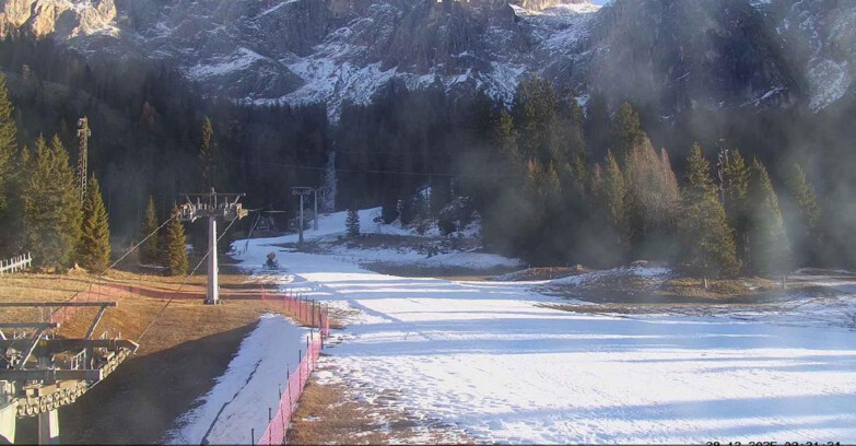 Webcam San Martino di Castrozza - Passo Rolle - Pista Col Verde