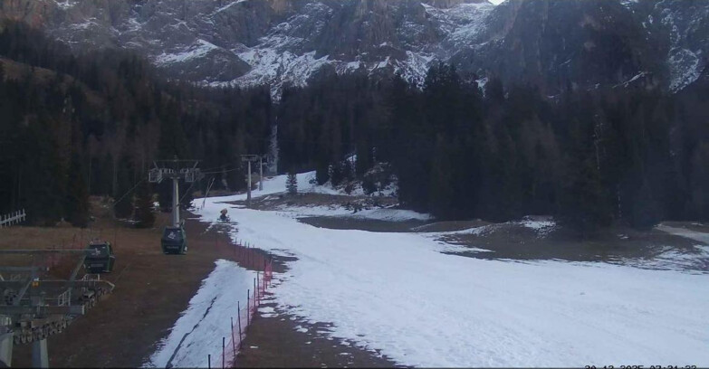 Webcam San Martino di Castrozza - Passo Rolle - Pista Col Verde