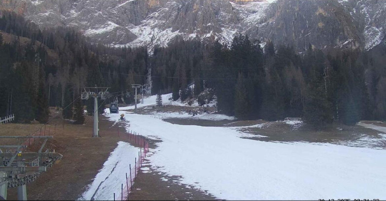 Webcam San Martino di Castrozza - Passo Rolle - Pista Col Verde