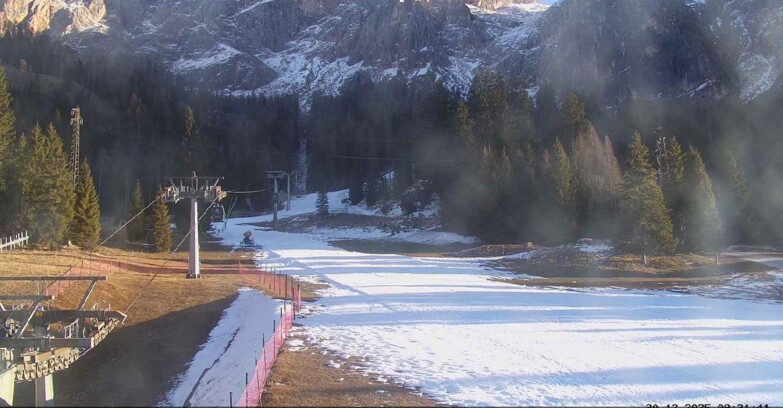 Webcam San Martino di Castrozza - Passo Rolle - Pista Col Verde