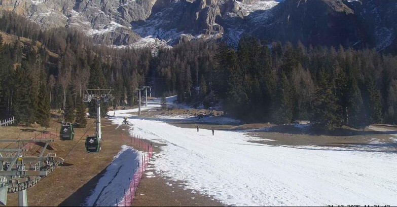 Webcam San Martino di Castrozza - Passo Rolle  - Pista Col Verde