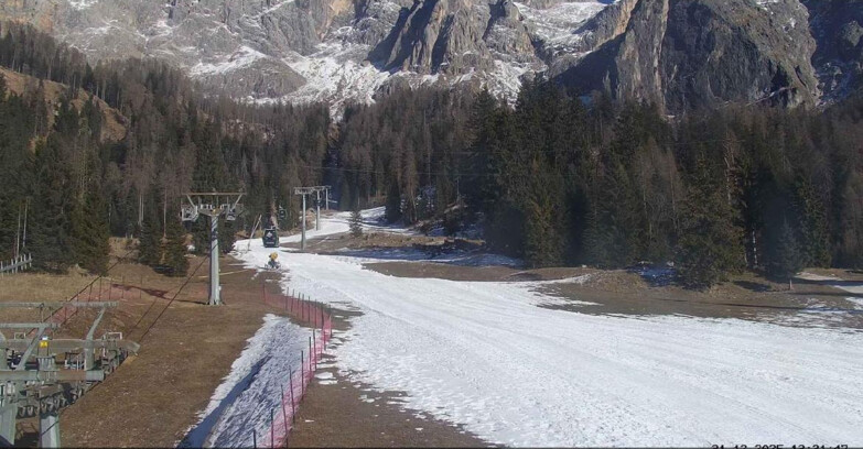 Webcam San Martino di Castrozza - Passo Rolle  - Pista Col Verde