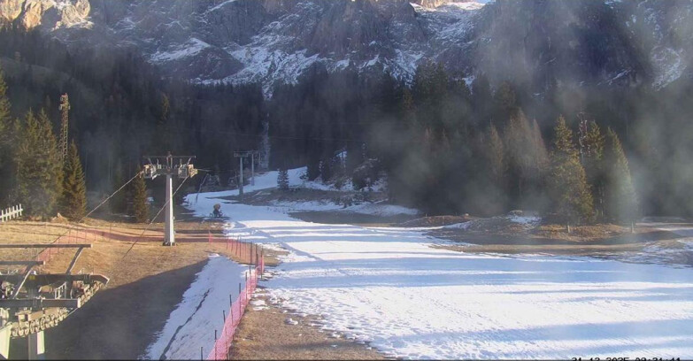 Webcam San Martino di Castrozza - Passo Rolle  - Pista Col Verde