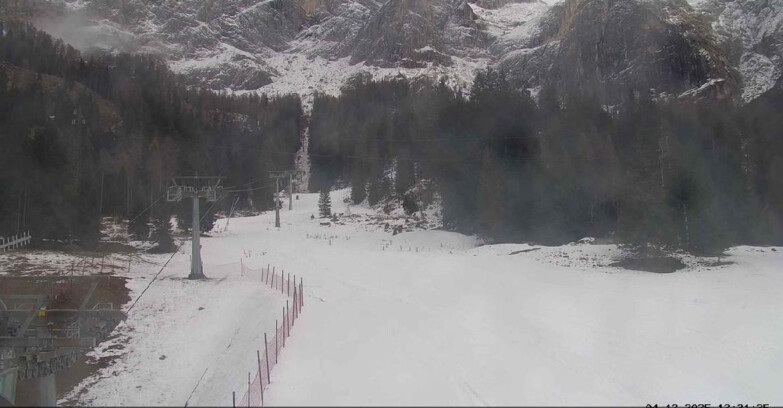 Webcam San Martino di Castrozza - Passo Rolle - Pista Col Verde