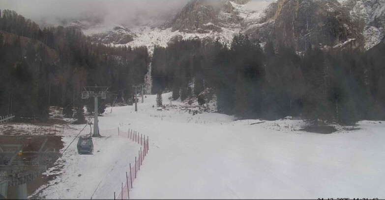 Webcam San Martino di Castrozza - Passo Rolle - Pista Col Verde