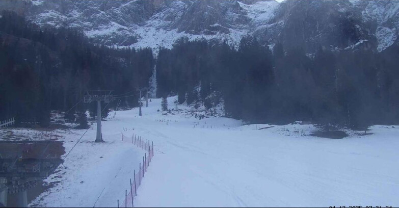 Webcam San Martino di Castrozza - Passo Rolle - Pista Col Verde