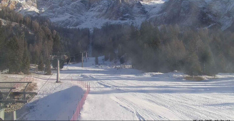 Webcam San Martino di Castrozza - Passo Rolle - Pista Col Verde