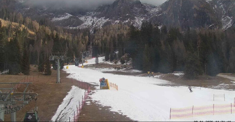 Webcam San Martino di Castrozza - Passo Rolle - Pista Col Verde