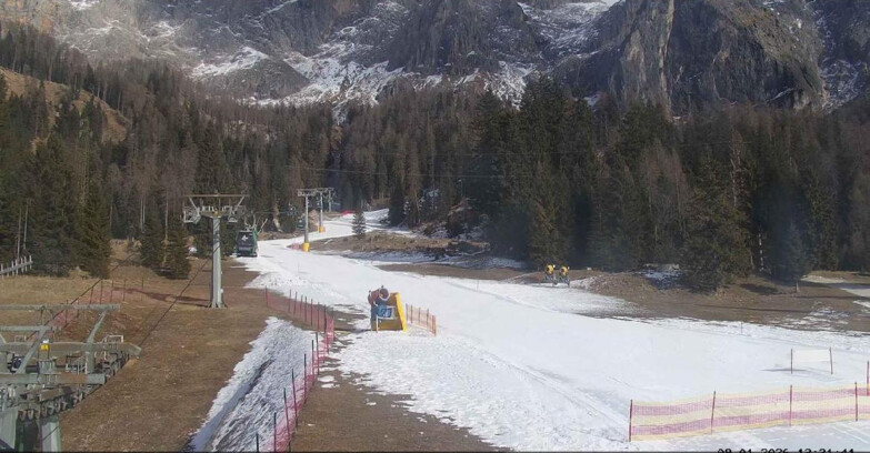 Webcam San Martino di Castrozza - Passo Rolle - Pista Col Verde