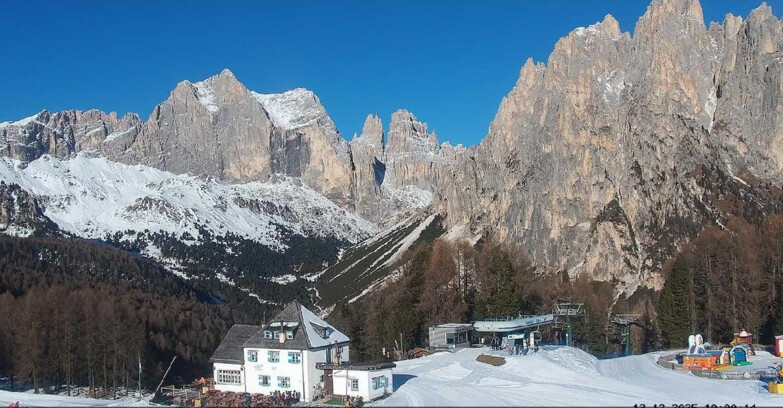 Webcam Vigo di Fassa-Pera-Ciampedìe - Vigo di Fassa - Torri del Vajolet