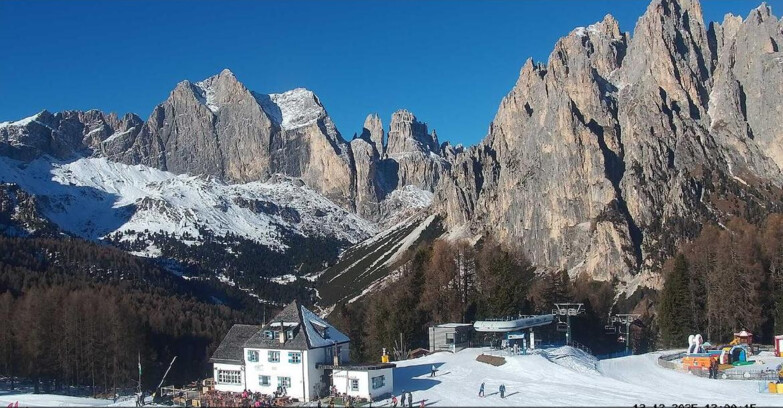Webcam Vigo di Fassa-Pera-Ciampedìe - Vigo di Fassa - Torri del Vajolet