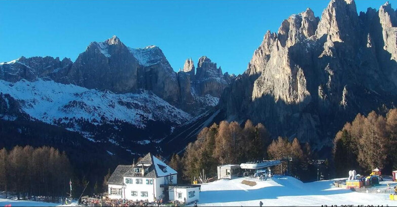 Webcam Vigo di Fassa-Pera-Ciampedìe - Vigo di Fassa - Torri del Vajolet