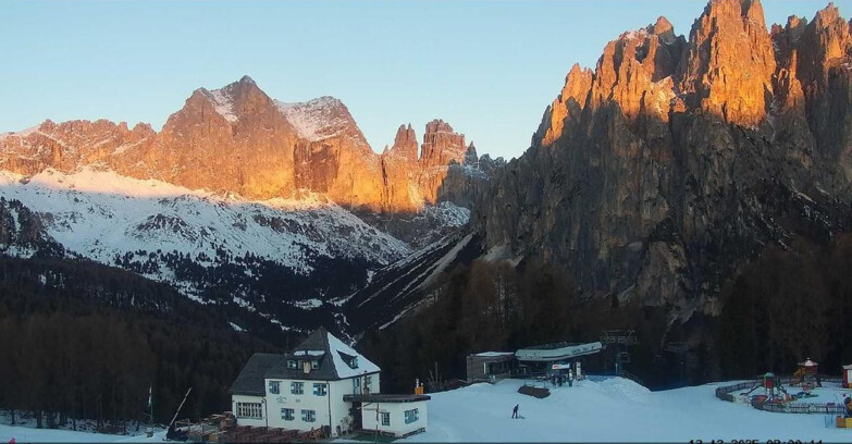 Webcam Vigo di Fassa-Pera-Ciampedìe - Vigo di Fassa - Torri del Vajolet