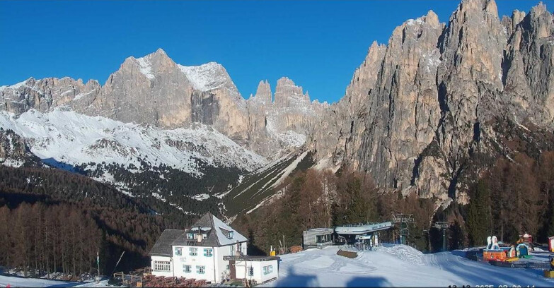 Webcam Vigo di Fassa-Pera-Ciampedìe - Vigo di Fassa - Torri del Vajolet
