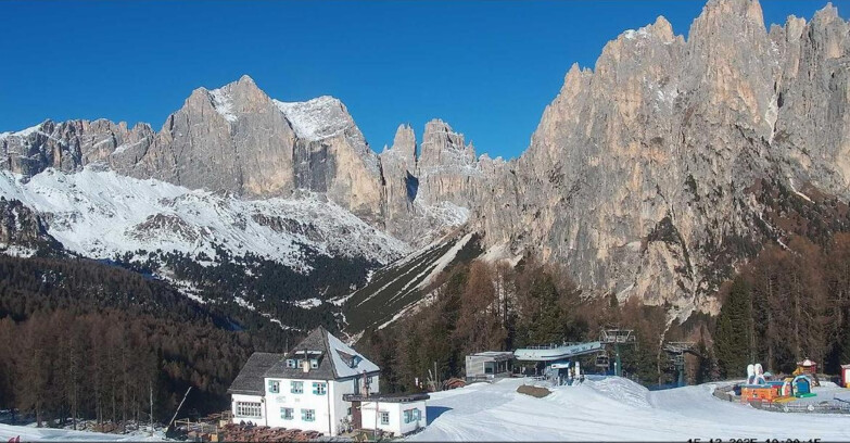 Webcam Vigo di Fassa-Pera-Ciampedìe - Vigo di Fassa - Torri del Vajolet