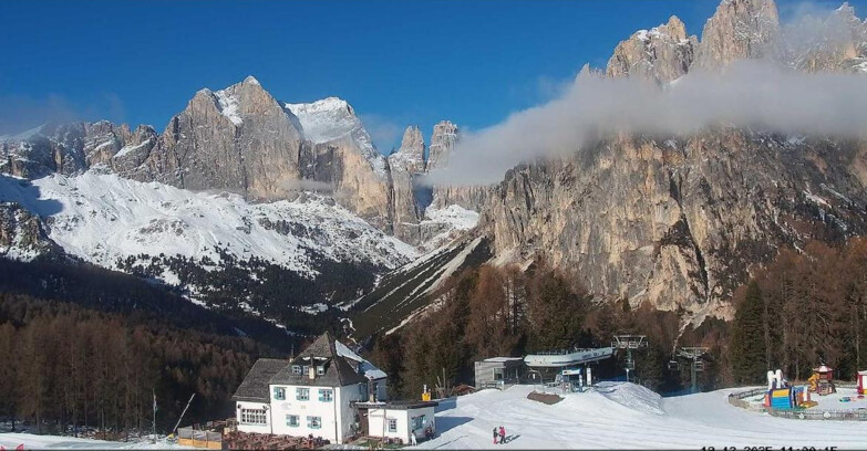 Webcam Vigo di Fassa-Pera-Ciampedìe - Vigo di Fassa - Torri del Vajolet
