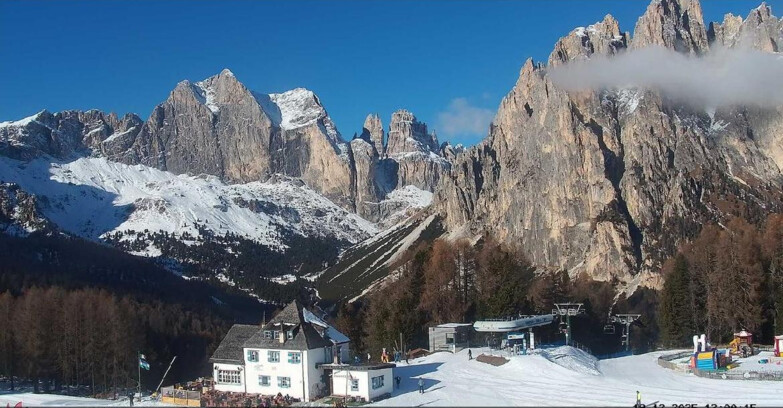 Webcam Vigo di Fassa-Pera-Ciampedìe - Vigo di Fassa - Torri del Vajolet