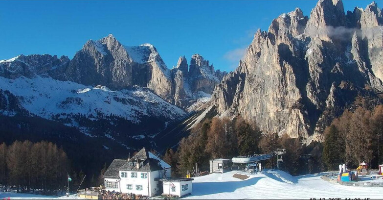 Webcam Vigo di Fassa-Pera-Ciampedìe - Vigo di Fassa - Torri del Vajolet