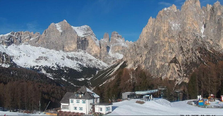 Webcam Vigo di Fassa-Pera-Ciampedìe - Vigo di Fassa - Torri del Vajolet