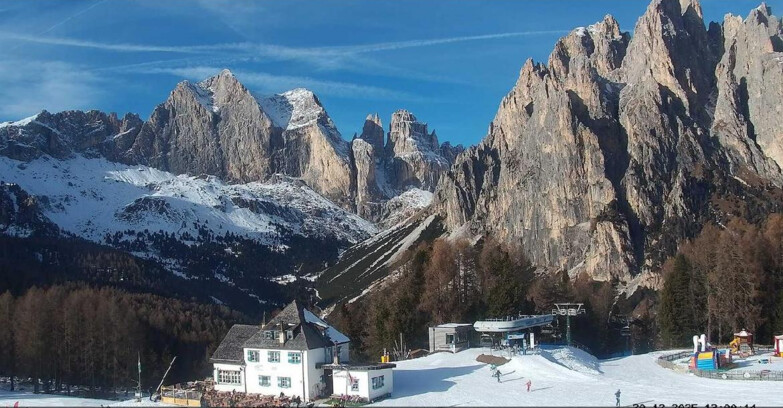 Webcam Vigo di Fassa-Pera-Ciampedìe - Vigo di Fassa - Torri del Vajolet