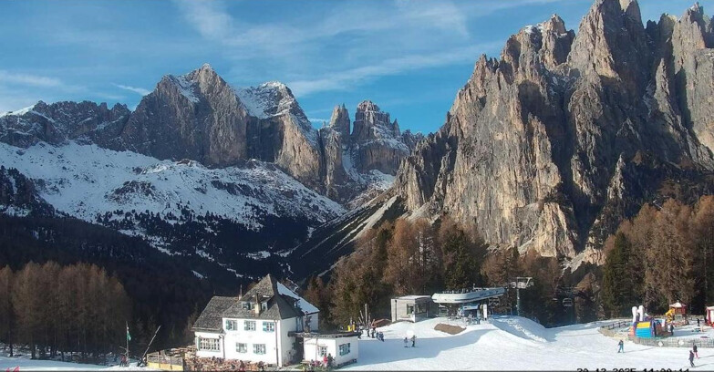 Webcam Vigo di Fassa-Pera-Ciampedìe - Vigo di Fassa - Torri del Vajolet