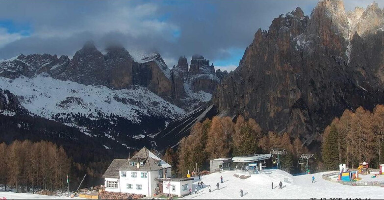 Webcam Vigo di Fassa-Pera-Ciampedìe - Vigo di Fassa - Torri del Vajolet