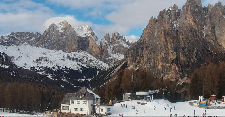 Webcam Vigo di Fassa-Pera-Ciampedìe - Vigo di Fassa - Torri del Vajolet